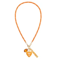Women's CANVAS Style Tennessee Volunteers Heart Paracord Necklace