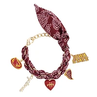 Women's CANVAS Style Iowa State Cyclones Bandana Charm Bracelet