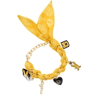Women's CANVAS Style Missouri Tigers Bandana Charm Bracelet