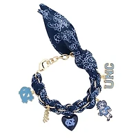 Women's CANVAS Style North Carolina Tar Heels Bandana Charm Bracelet