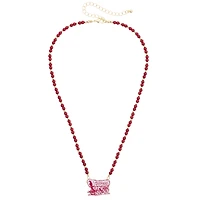 Women's CANVAS Style Oklahoma Sooners Beaded Spirit Necklace