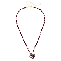 Women's CANVAS Style Texas A&M Aggies Beaded Spirit Necklace