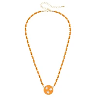 Women's CANVAS Style Tennessee Volunteers Beaded Spirit Necklace