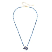 Women's CANVAS Style North Carolina Tar Heels Beaded Spirit Necklace