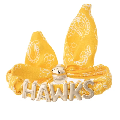 Women's CANVAS Style Iowa Hawkeyes Bandana Slider Bracelet