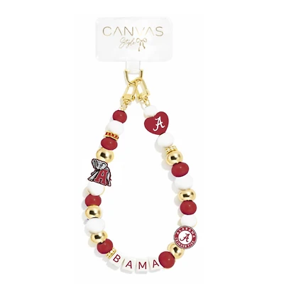 CANVAS Style Alabama Crimson Tide Beaded Wrislet