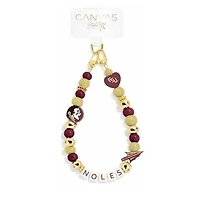 CANVAS Style Florida State Seminoles Beaded Wrislet