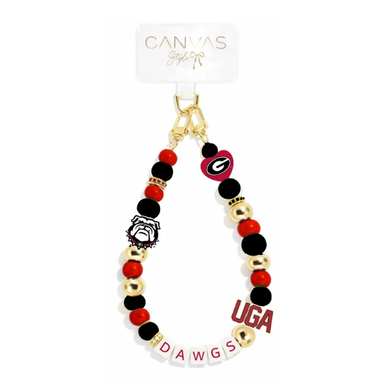 CANVAS Style Georgia Bulldogs Beaded Wrislet