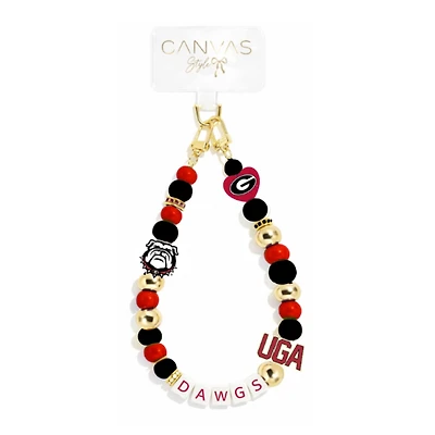 CANVAS Style Georgia Bulldogs Beaded Wrislet