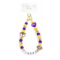 CANVAS Style LSU Tigers Beaded Wrislet