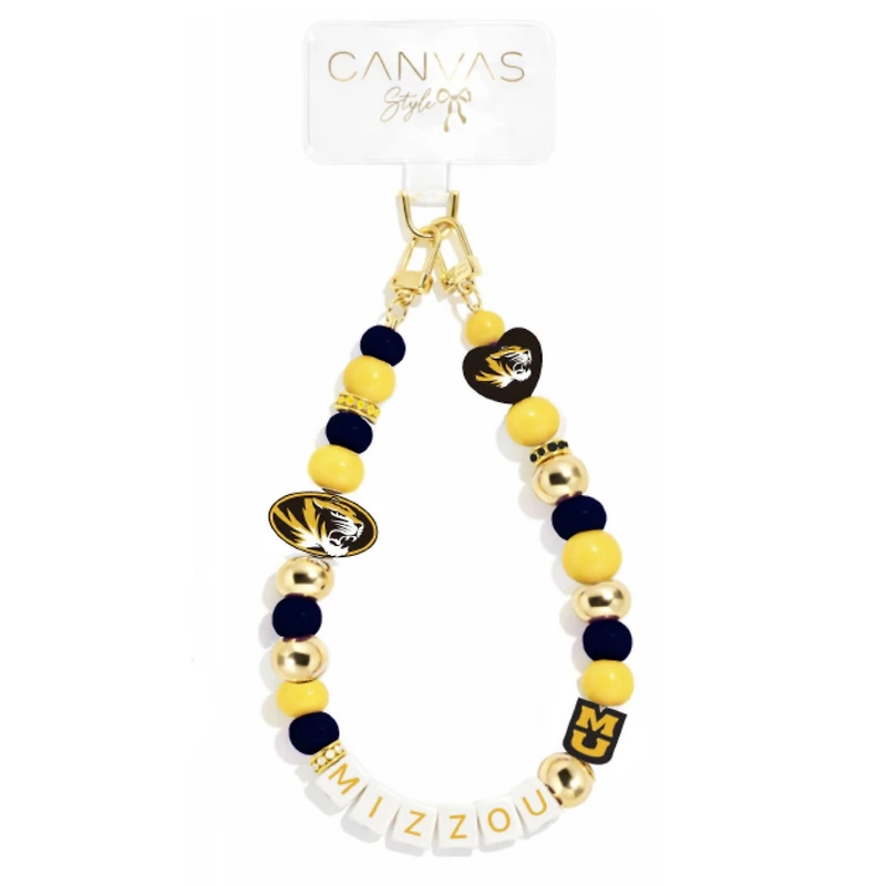 CANVAS Style Missouri Tigers Beaded Wrislet