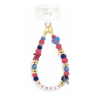 CANVAS Style Ole Miss Rebels Beaded Wrislet