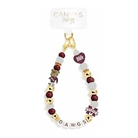 CANVAS Style Mississippi State Bulldogs Beaded Wrislet