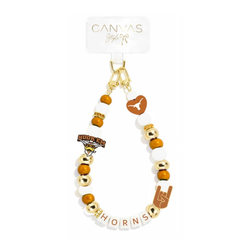 CANVAS Style Texas Longhorns Beaded Wrislet