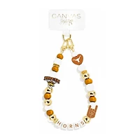 CANVAS Style Texas Longhorns Beaded Wrislet