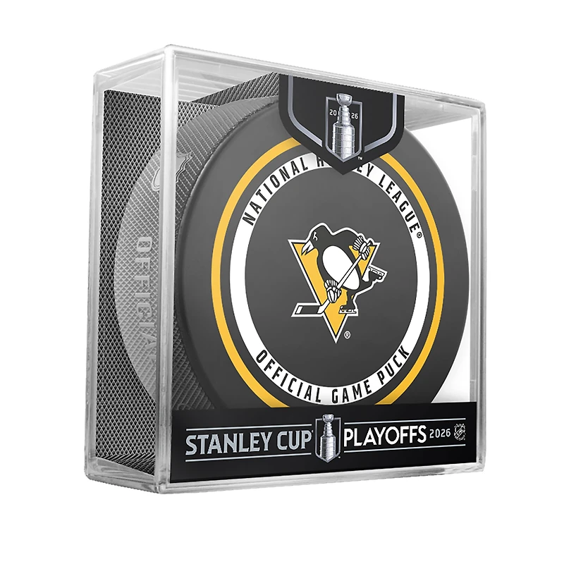 Pittsburgh Penguins Inglasco 2026 Stanley Cup Playoffs Official Game Puck