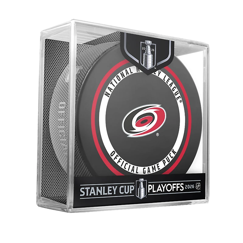 Carolina Hurricanes Inglasco 2026 Stanley Cup Playoffs Official Game Puck