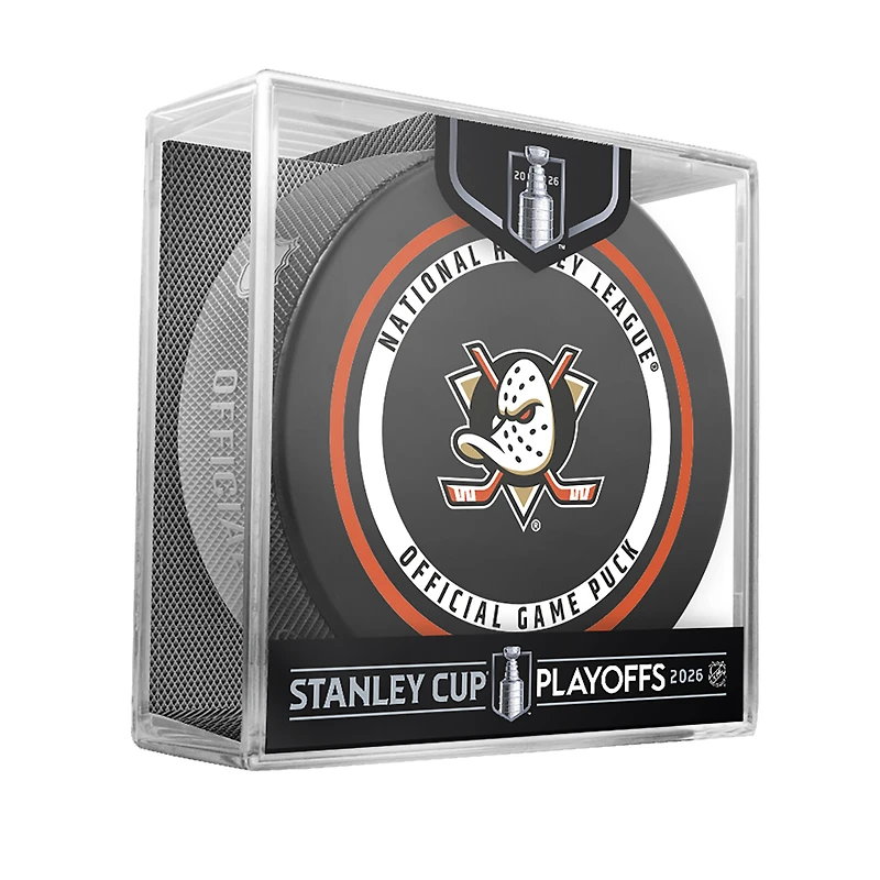 Anaheim Ducks Inglasco 2026 Stanley Cup Playoffs Official Game Puck