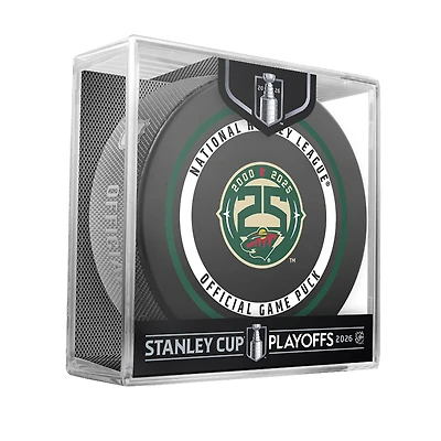 Minnesota Wild Inglasco 2026 Stanley Cup Playoffs Official Game Puck