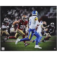 Nick Bosa San Francisco 49ers Autographed 16" x 20" Hunting Down Matthew Stafford Spotlight Photograph