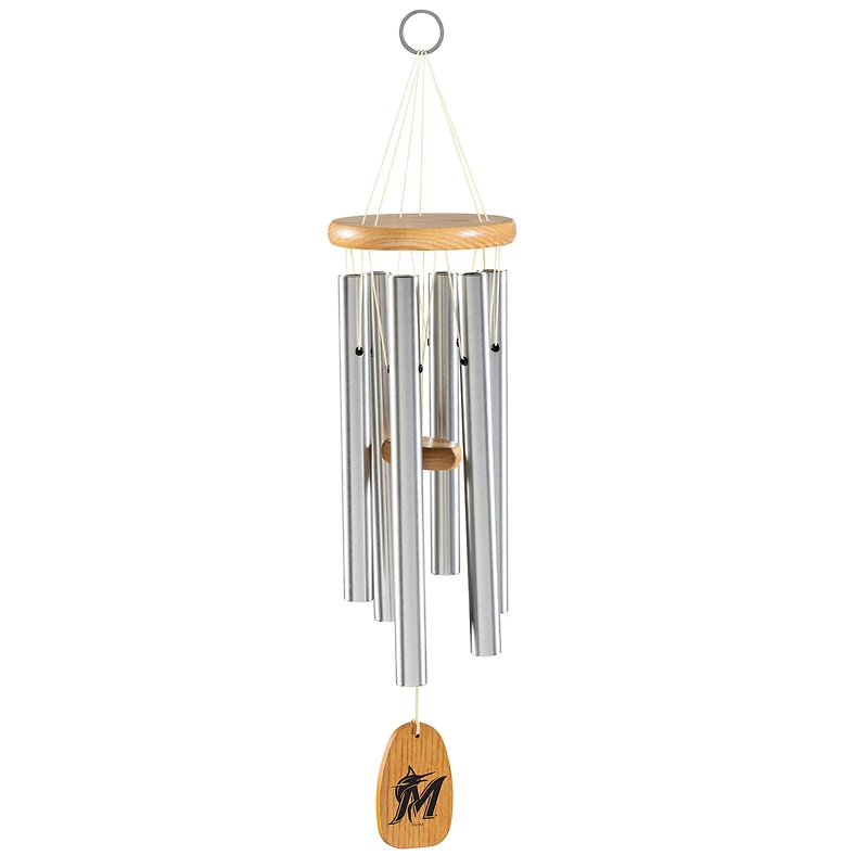 Miami Marlins 27" Hand-Tuned Metal Windchime Inspired by "Take Me Out to the Ball Game"