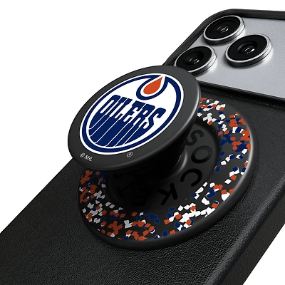Keyscaper Edmonton Oilers  Confetti Magnetic Phone Grip & Stand