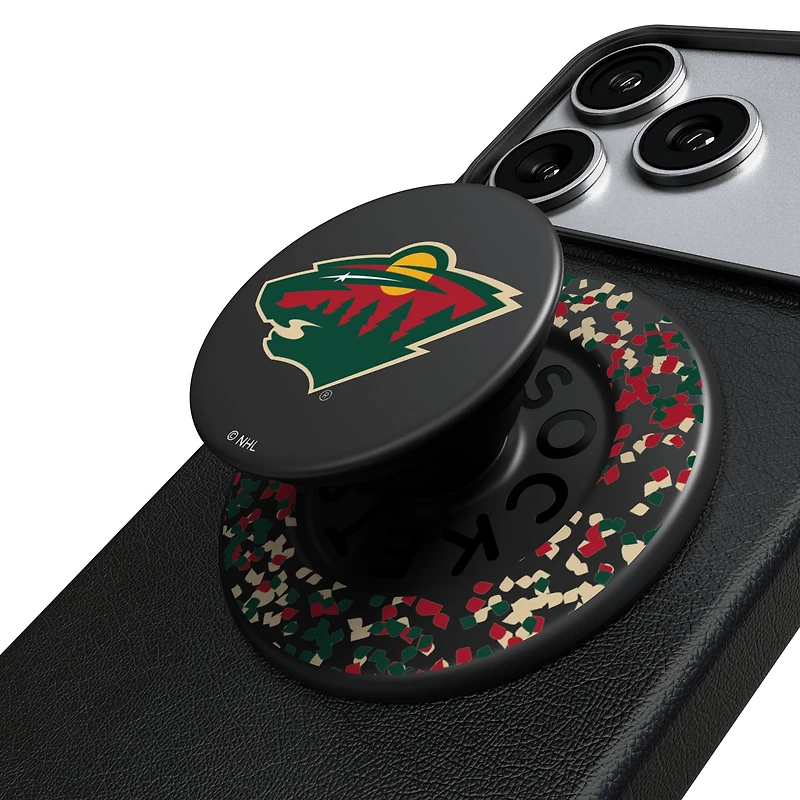 Keyscaper Minnesota Wild Confetti Magnetic Phone Grip & Stand