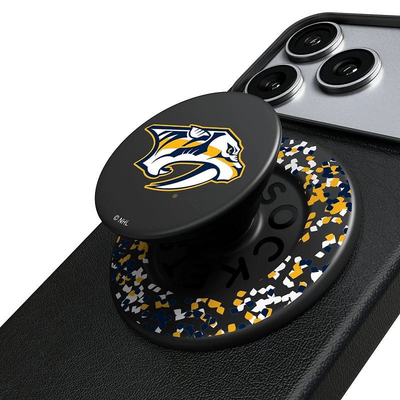 Keyscaper Nashville Predators  Confetti Magnetic Phone Grip & Stand