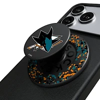 Keyscaper San Jose Sharks  Confetti Magnetic Phone Grip & Stand