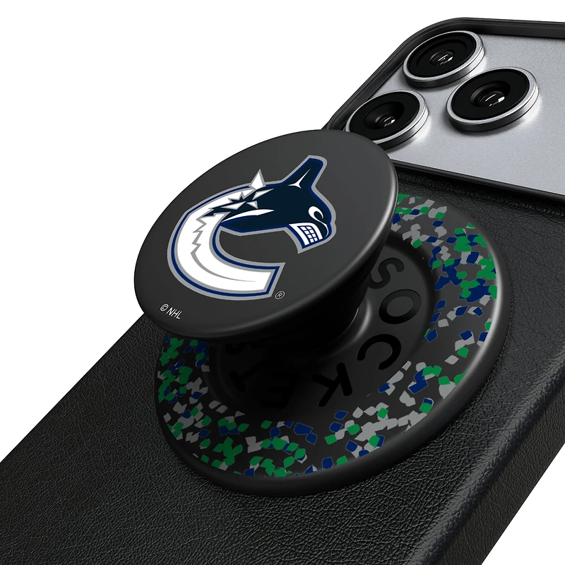 Keyscaper Vancouver Canucks Confetti Magnetic Phone Grip & Stand