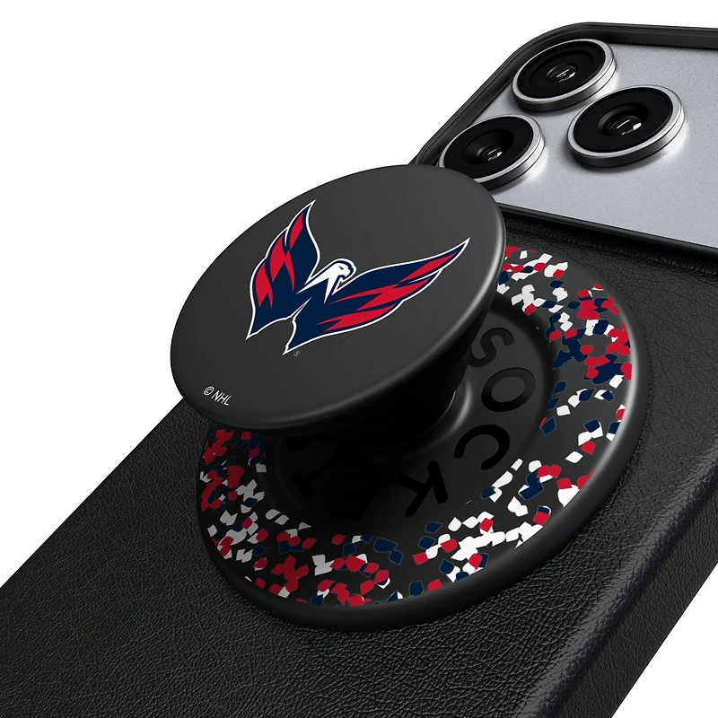 Keyscaper Washington Capitals  Confetti Magnetic Phone Grip & Stand