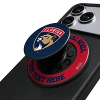 Keyscaper Florida Panthers Personalized Endzone Solid PopSockets Magnetic Phone Grip & Stand