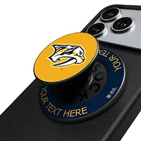 Keyscaper Nashville Predators Personalized Endzone Solid PopSockets Magnetic Phone Grip & Stand