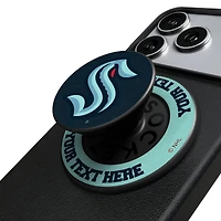 Keyscaper Seattle Kraken Personalized Endzone Solid PopSockets Magnetic Phone Grip & Stand