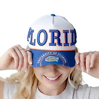 Women's Gameday Social  White/Royal Florida Gators Five-Panel Rope Away Adjustable Hat