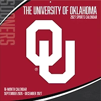 Oklahoma Sooners 2027 12” x 12” Team Wall Calendar