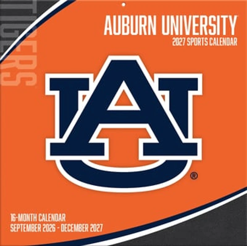 Auburn Tigers 2027 12” x 12” Team Wall Calendar