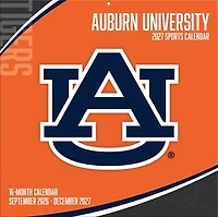Auburn Tigers 2027 12” x 12” Team Wall Calendar