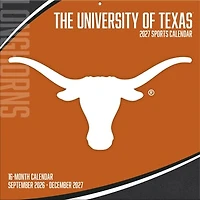 Texas Longhorns 2027 12” x 12” Team Wall Calendar