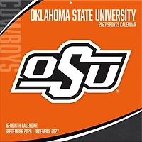 Oklahoma State Cowboys 2027 12” x 12” Team Wall Calendar