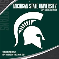 Michigan State Spartans 2027 12” x 12” Team Wall Calendar