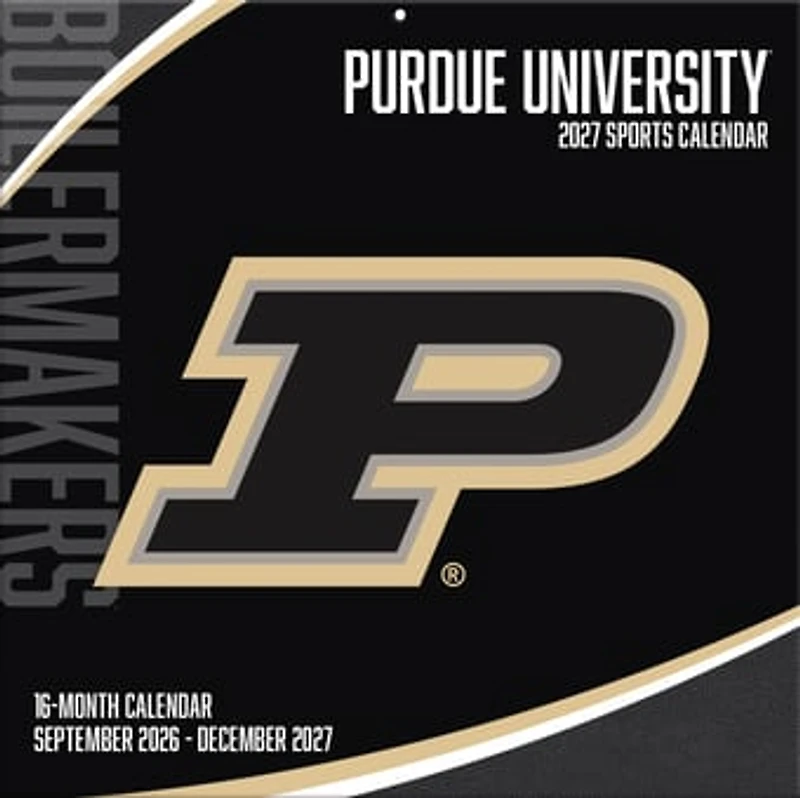 Purdue Boilermakers 2027 Team Wall Calendar (12” x 12”)