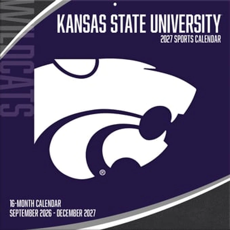 Kansas State Wildcats 2027 12” x 12” Team Wall Calendar