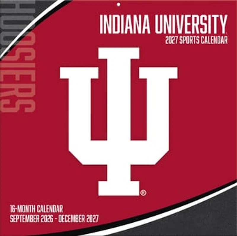Indiana Hoosiers 2027 12” x 12” Team Wall Calendar