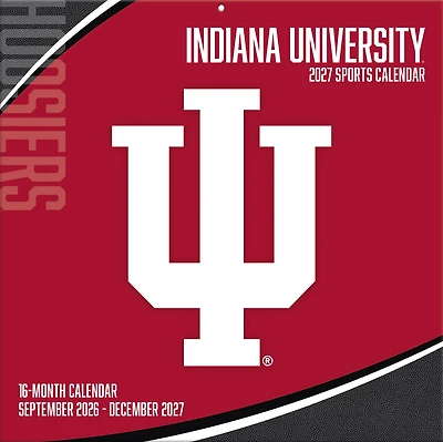 Indiana Hoosiers 2027 12” x 12” Team Wall Calendar