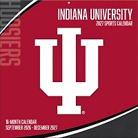 Indiana Hoosiers 2027 12” x 12” Team Wall Calendar