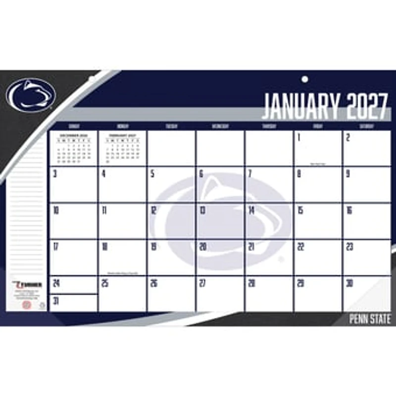 Penn State Nittany Lions 17" x 11" Desk Pad Calendar