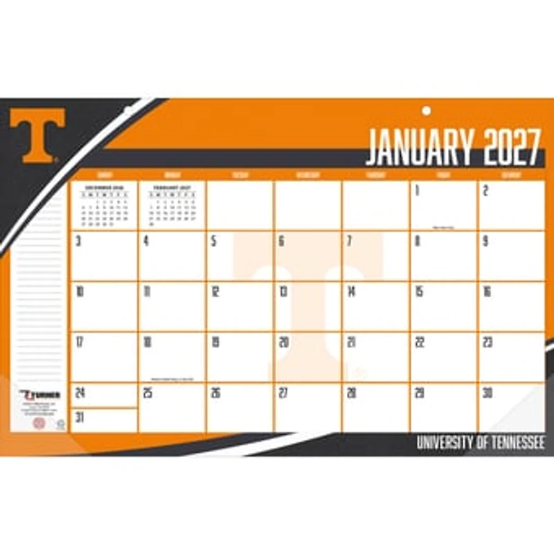 Tennessee Volunteers 17" x 11" Desk Pad Calendar