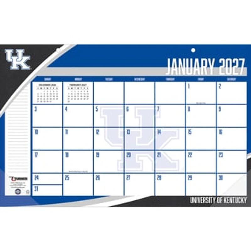 Kentucky Wildcats 17" x 11" Desk Pad Calendar