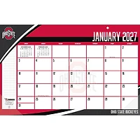 Ohio State Buckeyes 17" x 11" Desk Pad Calendar